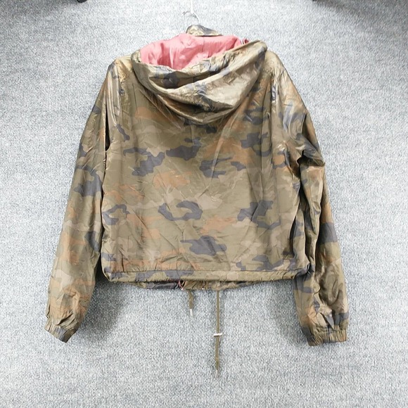 Ashley Utility Collection Women's Jacket Green Camo Medium Full Zip Zip Pockets - Picture 5 of 12